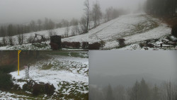 Sdružený snímek okolí chaty Myslivna