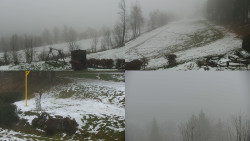 Sdružený snímek okolí chaty Myslivna