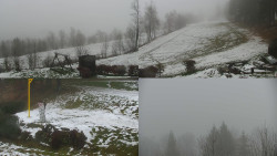 Sdružený snímek okolí chaty Myslivna