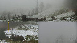 Sdružený snímek okolí chaty Myslivna