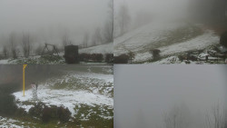 Sdružený snímek okolí chaty Myslivna