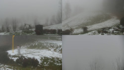 Sdružený snímek okolí chaty Myslivna