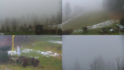 Sdružený snímek okolí chaty Myslivna