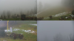 Sdružený snímek okolí chaty Myslivna