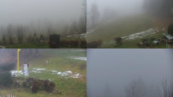 Sdružený snímek okolí chaty Myslivna