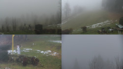 Sdružený snímek okolí chaty Myslivna