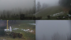 Sdružený snímek okolí chaty Myslivna