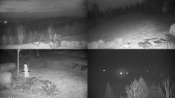 Sdružený snímek okolí chaty Myslivna