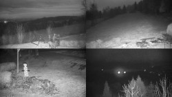 Sdružený snímek okolí chaty Myslivna