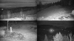 Sdružený snímek okolí chaty Myslivna