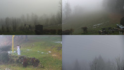 Sdružený snímek okolí chaty Myslivna