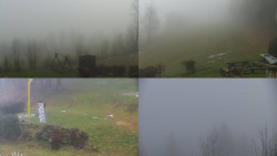 Sdružený snímek okolí chaty Myslivna