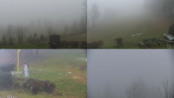 Sdružený snímek okolí chaty Myslivna