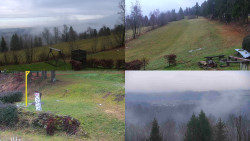 Sdružený snímek okolí chaty Myslivna