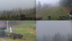 Sdružený snímek okolí chaty Myslivna