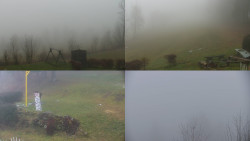 Sdružený snímek okolí chaty Myslivna