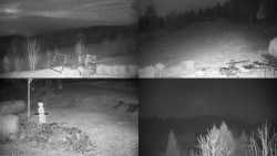 Sdružený snímek okolí chaty Myslivna