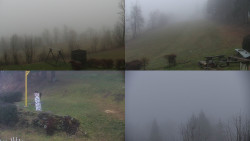 Sdružený snímek okolí chaty Myslivna