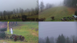 Sdružený snímek okolí chaty Myslivna