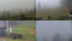 Sdružený snímek okolí chaty Myslivna