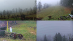 Sdružený snímek okolí chaty Myslivna