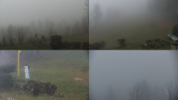 Sdružený snímek okolí chaty Myslivna