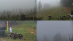 Sdružený snímek okolí chaty Myslivna