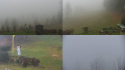 Sdružený snímek okolí chaty Myslivna