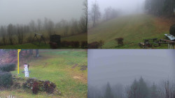 Sdružený snímek okolí chaty Myslivna