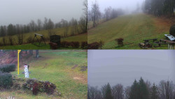 Sdružený snímek okolí chaty Myslivna