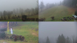 Sdružený snímek okolí chaty Myslivna