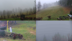 Sdružený snímek okolí chaty Myslivna