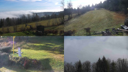 Sdružený snímek okolí chaty Myslivna