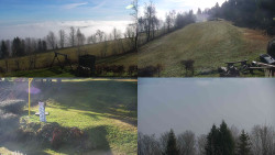 Sdružený snímek okolí chaty Myslivna