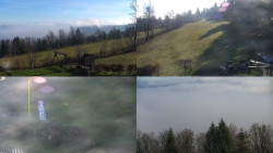 Sdružený snímek okolí chaty Myslivna