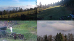 Sdružený snímek okolí chaty Myslivna