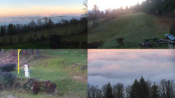 Sdružený snímek okolí chaty Myslivna