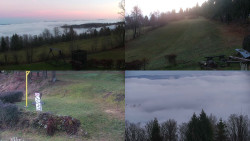 Sdružený snímek okolí chaty Myslivna