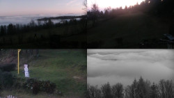 Sdružený snímek okolí chaty Myslivna