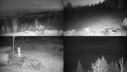 Sdružený snímek okolí chaty Myslivna