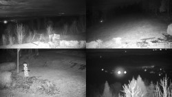 Sdružený snímek okolí chaty Myslivna