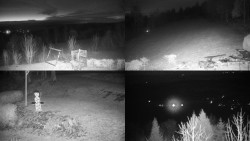 Sdružený snímek okolí chaty Myslivna