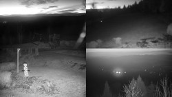 Sdružený snímek okolí chaty Myslivna