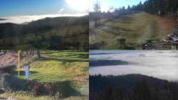 Sdružený snímek okolí chaty Myslivna