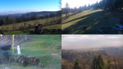 Sdružený snímek okolí chaty Myslivna