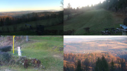 Sdružený snímek okolí chaty Myslivna