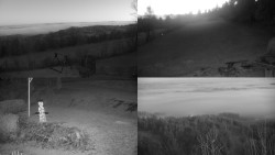 Sdružený snímek okolí chaty Myslivna