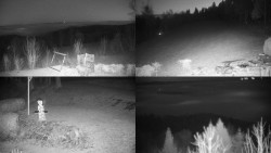 Sdružený snímek okolí chaty Myslivna