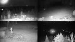 Sdružený snímek okolí chaty Myslivna