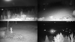 Sdružený snímek okolí chaty Myslivna